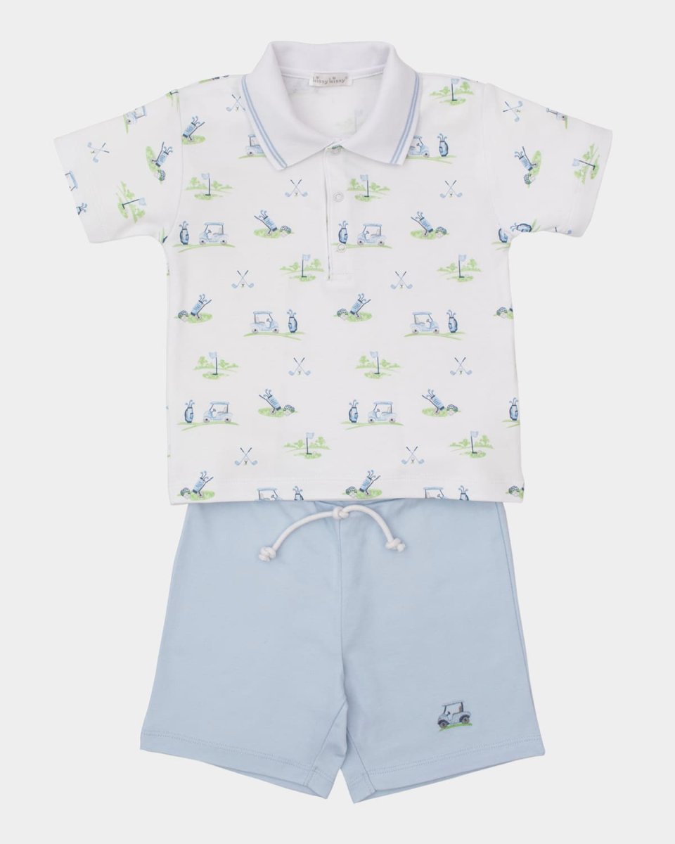 Boy's Fairway Foursome Shorts Set, Size 6M-24